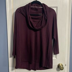 Sonoma XL burgundy top NWOT